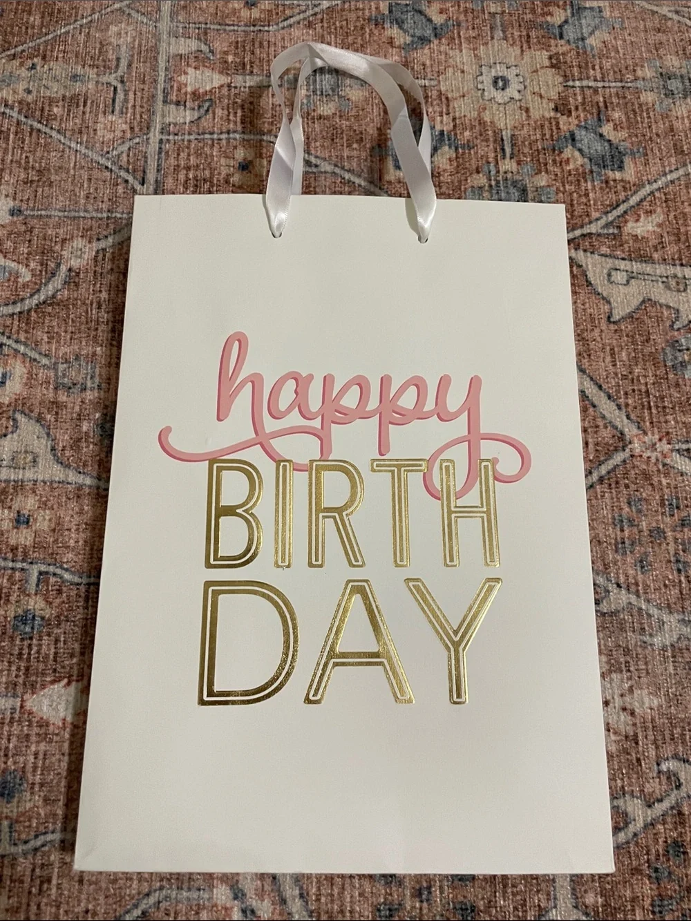 Bundle Set of 6 Colorful Assorted Birthday Gift Bags - Floral & Patterned